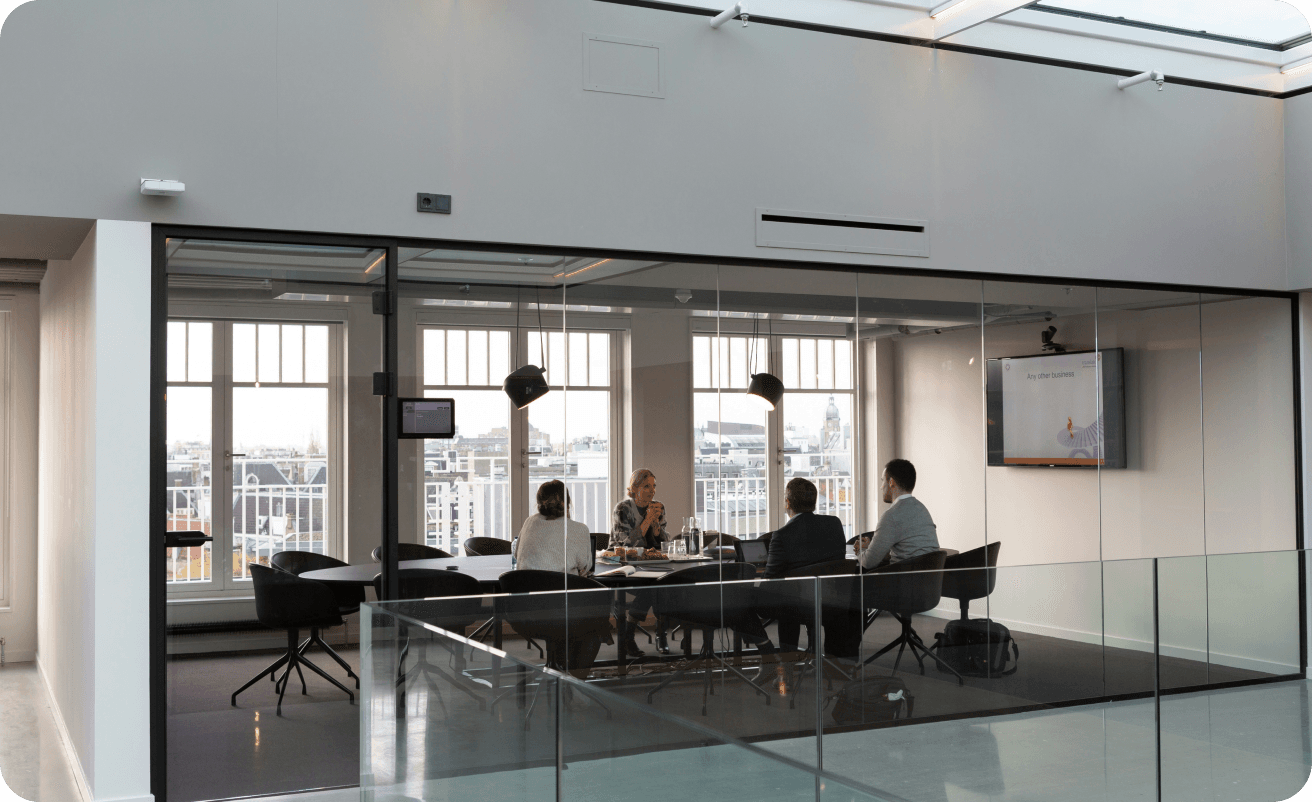 Office team meeting